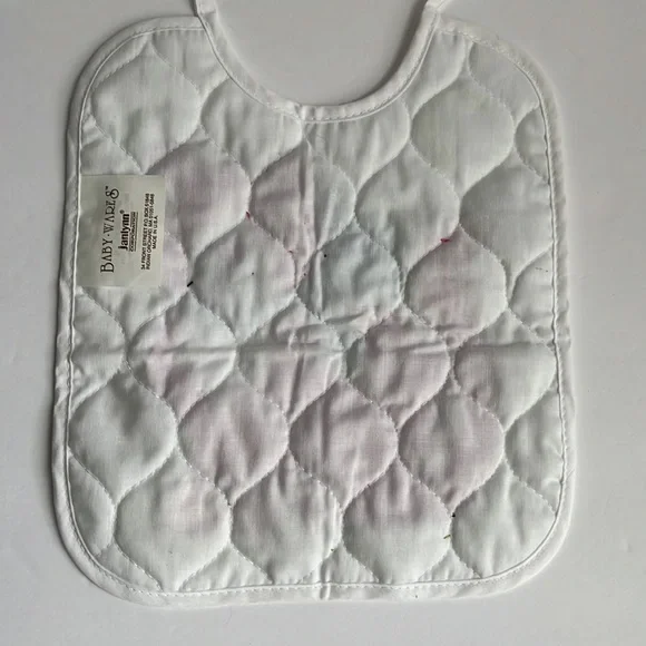 Handmade Quilted Baby Bib Cross-stitch Cat Kitten Cross Stitch - Picture 6 of 13